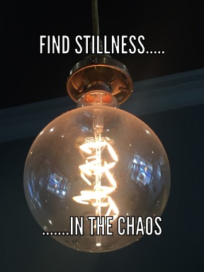 Find stillness in the chaos